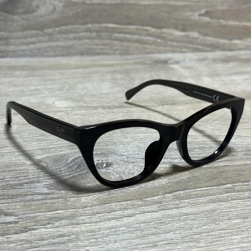 Maui Jim Capri Optical Eyeglass Frames Black 51-21-145 MJ820 02N Made in Italy‎